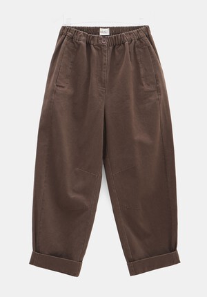 Jack Barrel Leg Pull On Trousers